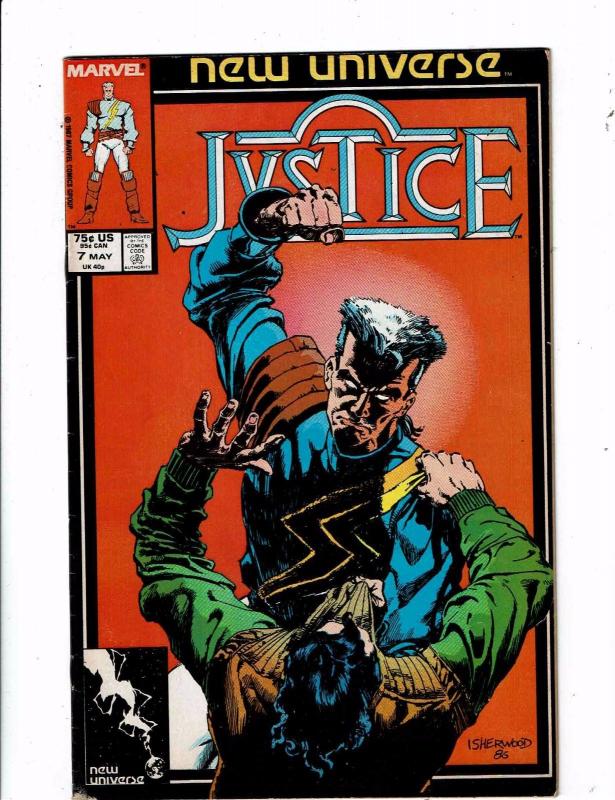 Lot of 5 Justice Marvel Comic Books #7 8 9 10 11 BH45 