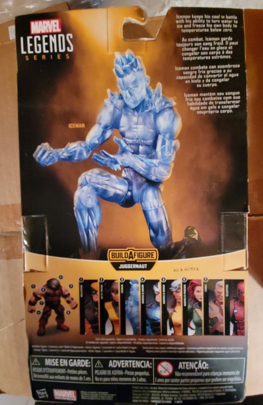 Marvel Legends Series X-MEN Build A Figure Juggernaut: Iceman