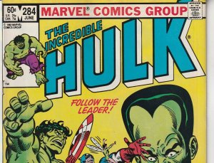 Incredible Hulk(vol. 3)# 284 Hulk and The Avengers vs The Leader !