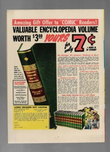 SUPER COMICS #48 - INTRO OF LIGHTING JIM! - (5.0) 1942