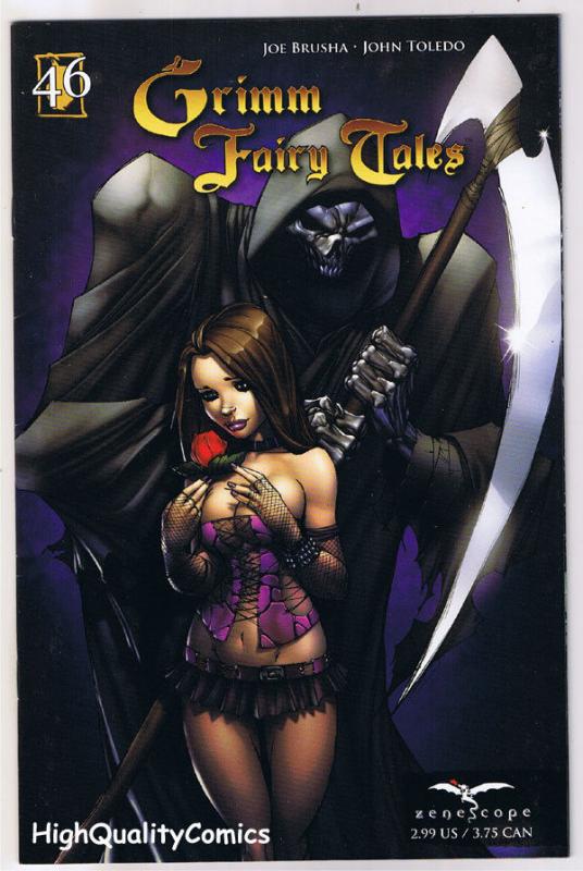GRIMM FAIRY TALES 46, VF+, GodFather Death, Zenescope, 2005, more GFT in store