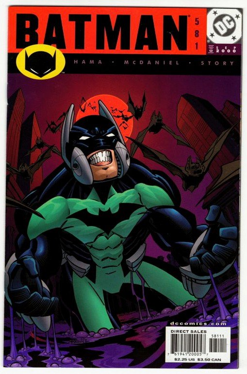 BATMAN #581 (VF-) 2008 DC Comics No Resv! 1¢ Auction!