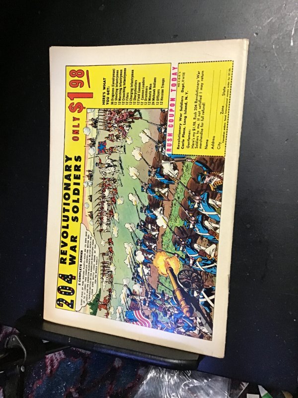 Our Fighting Forces #63 (1961) early pooch! Mid high grade FN/VF Oregon CERT