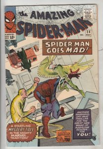 Amazing Spider-Man #24 (May-65) FN+ Mid-High-Grade Spider-Man