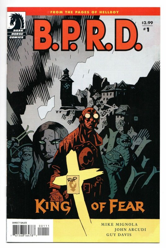 BPRD King of Fear #1 (Dark Horse, 2010) VF/NM