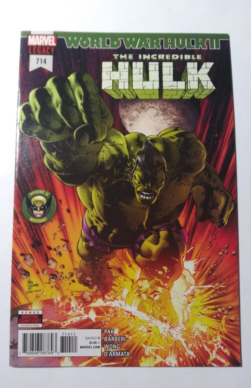 Incredible Hulk #714 (2018) !!! $4.99 UNLIMITED SHIPPING !!!