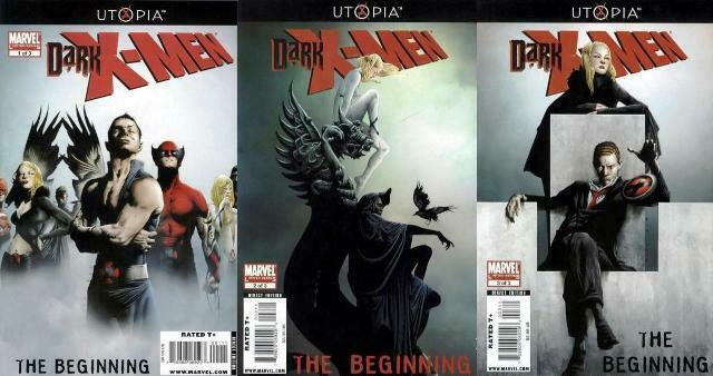 DARK X MEN THE BEGINNING (2009) 1-3 'Utopia' tie-in