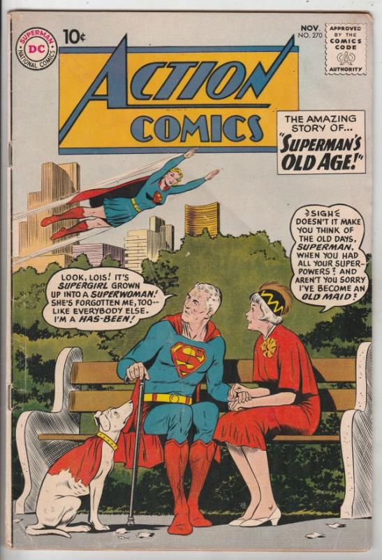 Action Comics #270 (Nov-60) VG/FN Mid-Grade Superman, Supergirl