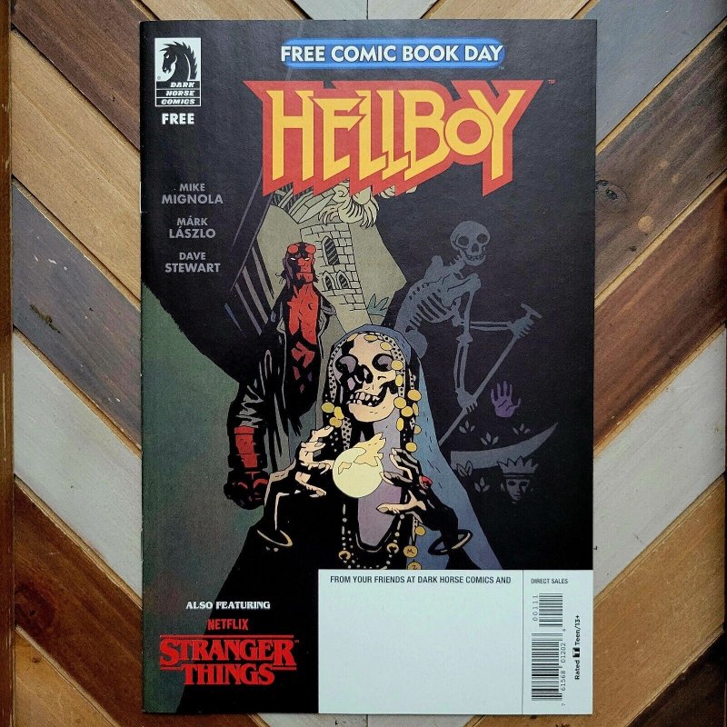 HELLBOY / STRANGER THINGS FCBD #1 (Dark Horse 2024) High Grade MIGNOLA No Stamp