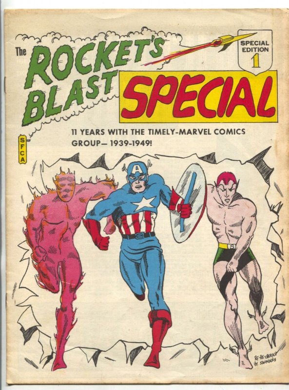 Rockets Blast Special #1 1967-SFCA-3rd printing- Timely Comics-FN