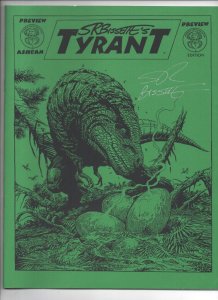 TYRANT #1, VF/NM, Dinosaurs, Signed by Stephen Bissette, 1994, Preview Mag Ed