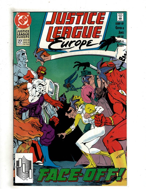 Justice League Europe #27 (1991) DC Comic Superman Flash OF7