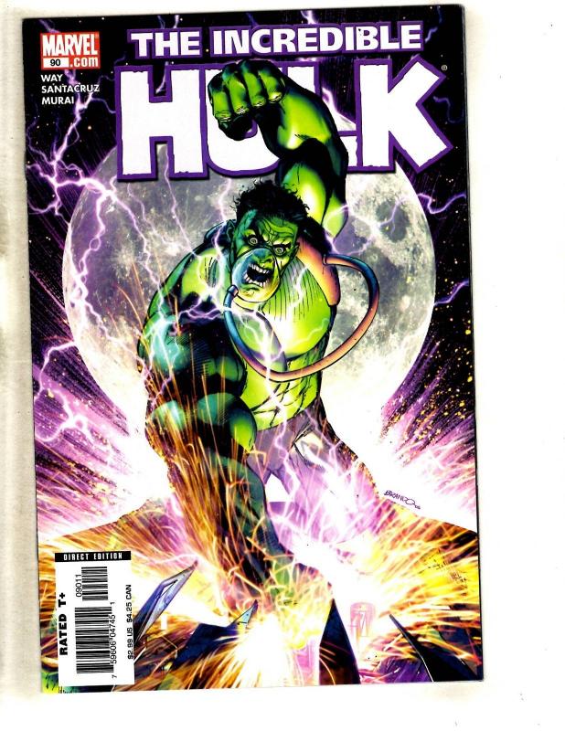 6 Incredible Hulk Marvel Comic Books # 87 88 89 90 World War 1 Giant Size 1 MF14