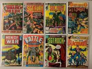 Bronze -Age War Comics sampler lot 15 diff avg 4.0 (1970's)