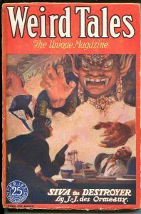 Weird Tales 2/1931-Popular-horror-fantasy-rare pulp-Hamilton-H P Lovecraft-G/VG