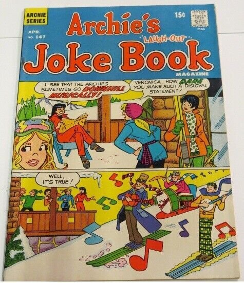 ARCHIES JOKE BOOK (1954-1982)147 VG-F April 1970