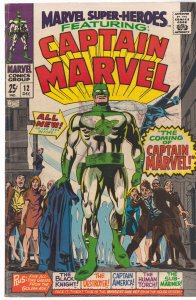 Marvel Super-Heroes #12 (1967) Captain Marvel [Key Issue]