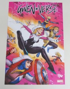 Spider-Gwen: Gwen-Verse #1 promo poster - 36  x 24 - David Nakayama art Marvel 