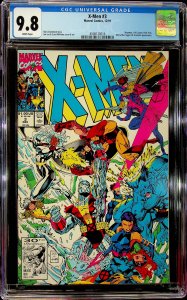 X-Men #3 (1991) - CGC 9.8 - Cert #4008128016