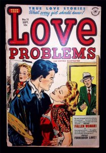 True Love Problems #11 1951 Harvey FALLEN WOMAN Powell art  FORBIDDEN LOVE Rare