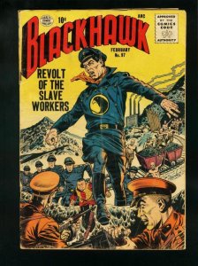 Blackhawk #97 1956- HITLER'S DAUGHTER- Slave Workers GOOD