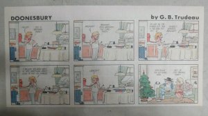 (52) Doonesbury Sundays by GB Trudeau 1-12,1980 Size: Most = 7.5 x 13  inches