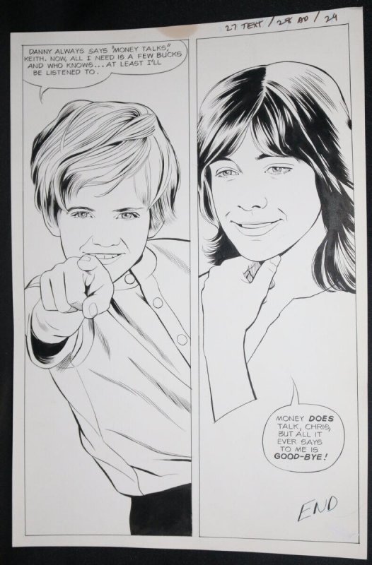 The Partridge Family #13 p.29 - LA - 1972 art by Don Sherwood