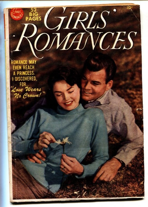 Girls Romances #6--1950--Photo cover--DC--Romance--comic book