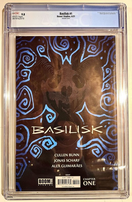 Basilisk #1 (CGC 9.8, 2021) Cover B