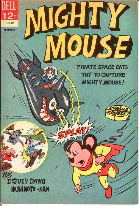 MIGHTY MOUSE (1964-1968 GK/DELL) 169 F-VF  Dec. 1966 COMICS BOOK