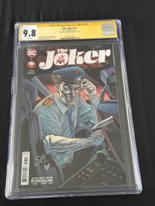 Joker #7 2021 Cgc 9.8 Gold Signed Sweeney Boo
