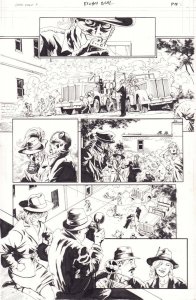 Green Hornet: Reign of the Demon #4 p.17 - Zombies - 2017 art by Kewber Baal