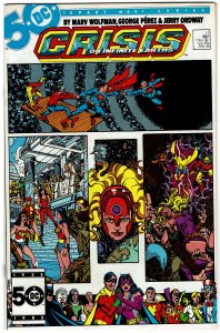 Crisis On Infinite Earths #11  (Feb 1986, DC)  9.2 NM-