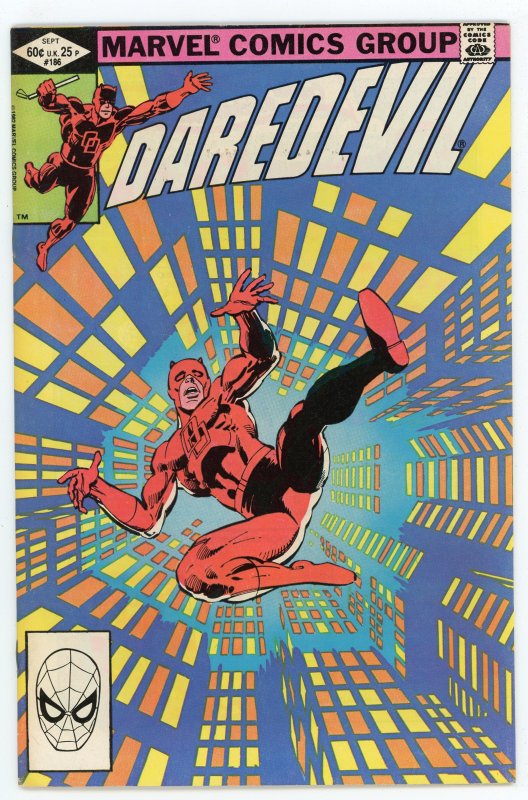 Daredevil #186 Frank Miller NM-