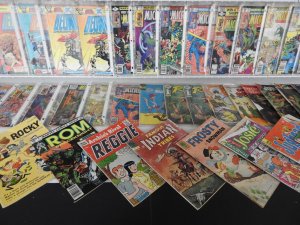 Huge Lot of 150+ Comics W/ Frankenstein, ROM, Micronauts! Avg. VG Condition!