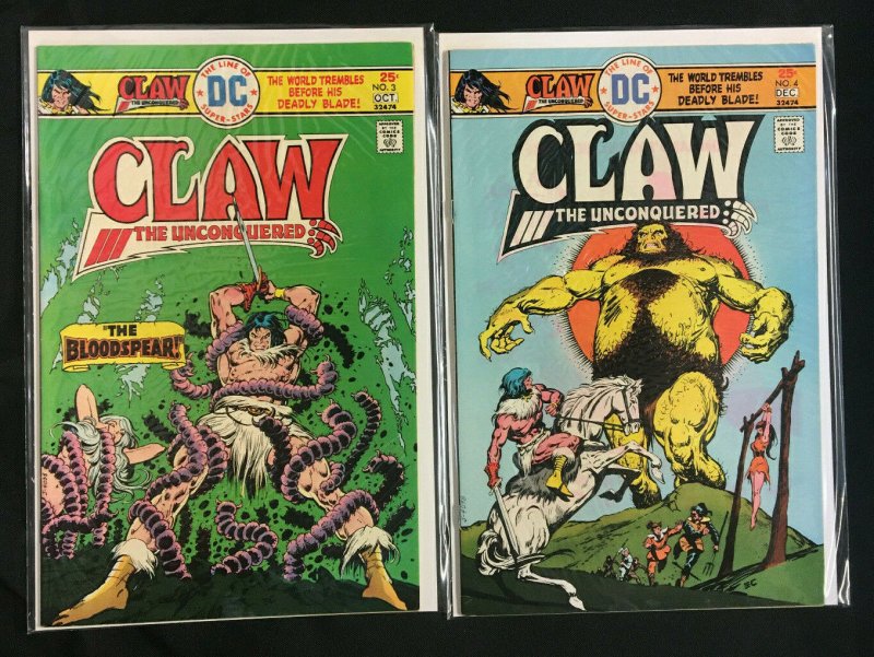 CLAW #1-11, 12 MOST VG-VF  Fisherman Collection