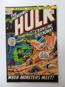 The Incredible Hulk #151 (1972) VF- condition