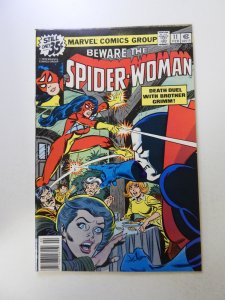 Spider-Woman #11 (1979) FN/VF condition ink back cover