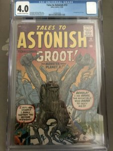 Tales to Astonish #13 CGC 4.0 First Appearance of Groot 