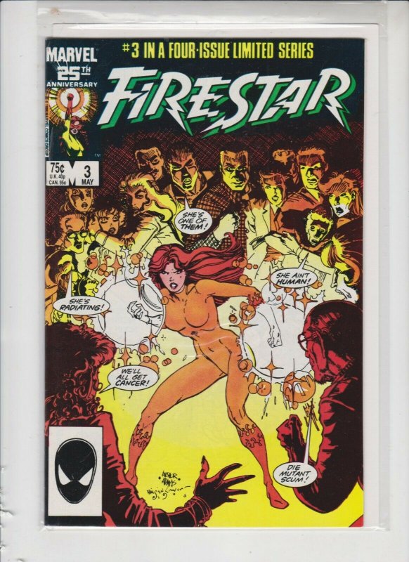 FIRESTAR #3 OF 4 LIMITED SERIES 1985 MARVEL / VF/NM- / UNREAD