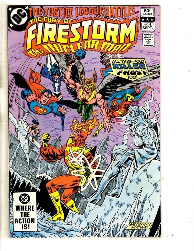 Lot Of 7 Firestorm The Nuclear Man DC Comic Books # 4 5 6 7 8 9 10 Batman CR22