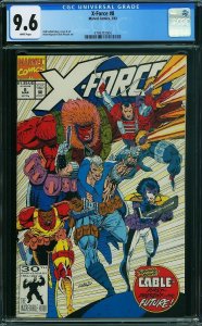 X-Force #8 (1992) CGC 9.6 NM+