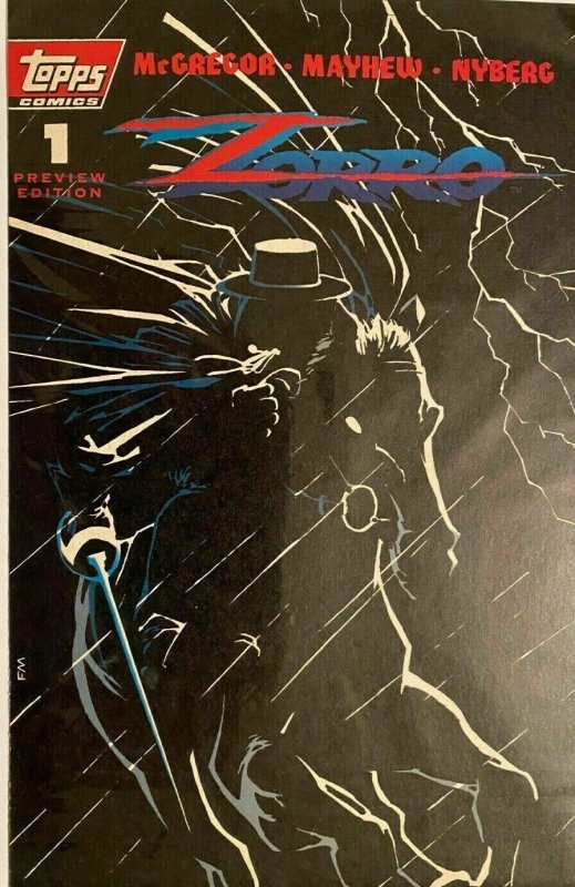 Zorro #1 B Frank Miller preview 9.0 NM (1994)