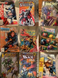 Mixed Lot of 51 Comics (See Description) Steel, Batman, Bloodshot, WildC.A.T.s