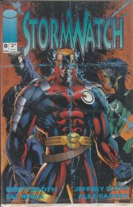 Stormwatch #0 (1993) Polybagged with exclusive Trading Card