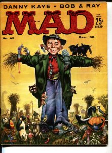 MAD #43--Magazine--SCARECROW COVER--DRUCKER--1958--vg