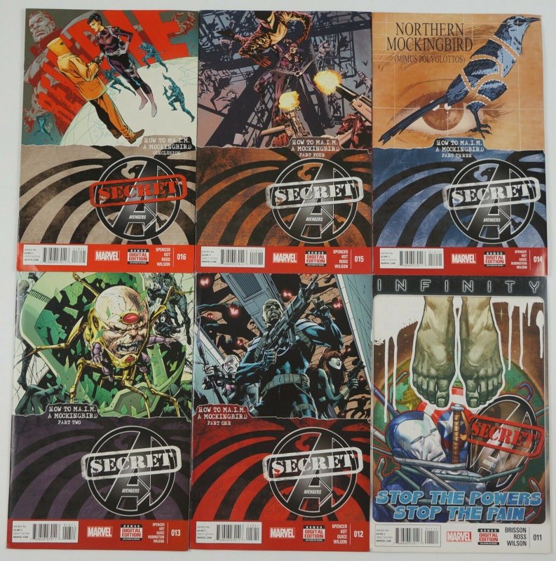 Secret Avengers vol. 2 #1-16 VF/NM complete series - hawkeye - black widow set