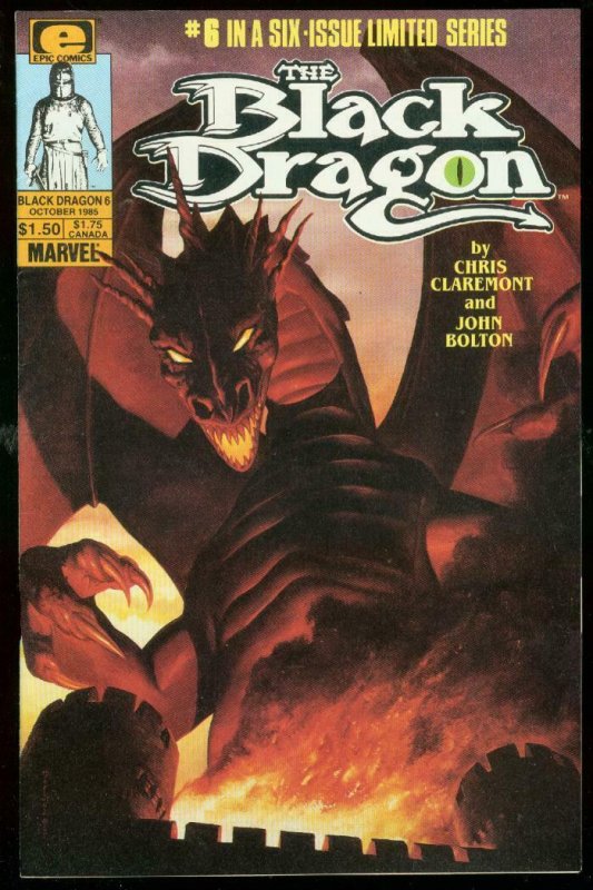 BLACK DRAGON #5 1986-MARVEL COMICS-LIMITED SERIES VF