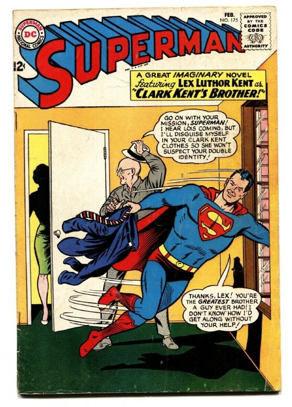 Superman #175 comic book 1965-DC Comics-Lex Luthor-VG