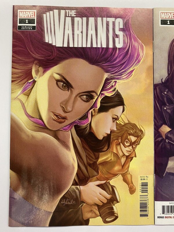VARIANTS #1 CVR A + 1:25 ASHLEY WITTER 2022 MARVEL VF+ JESSICA JONES PROSHIPPER